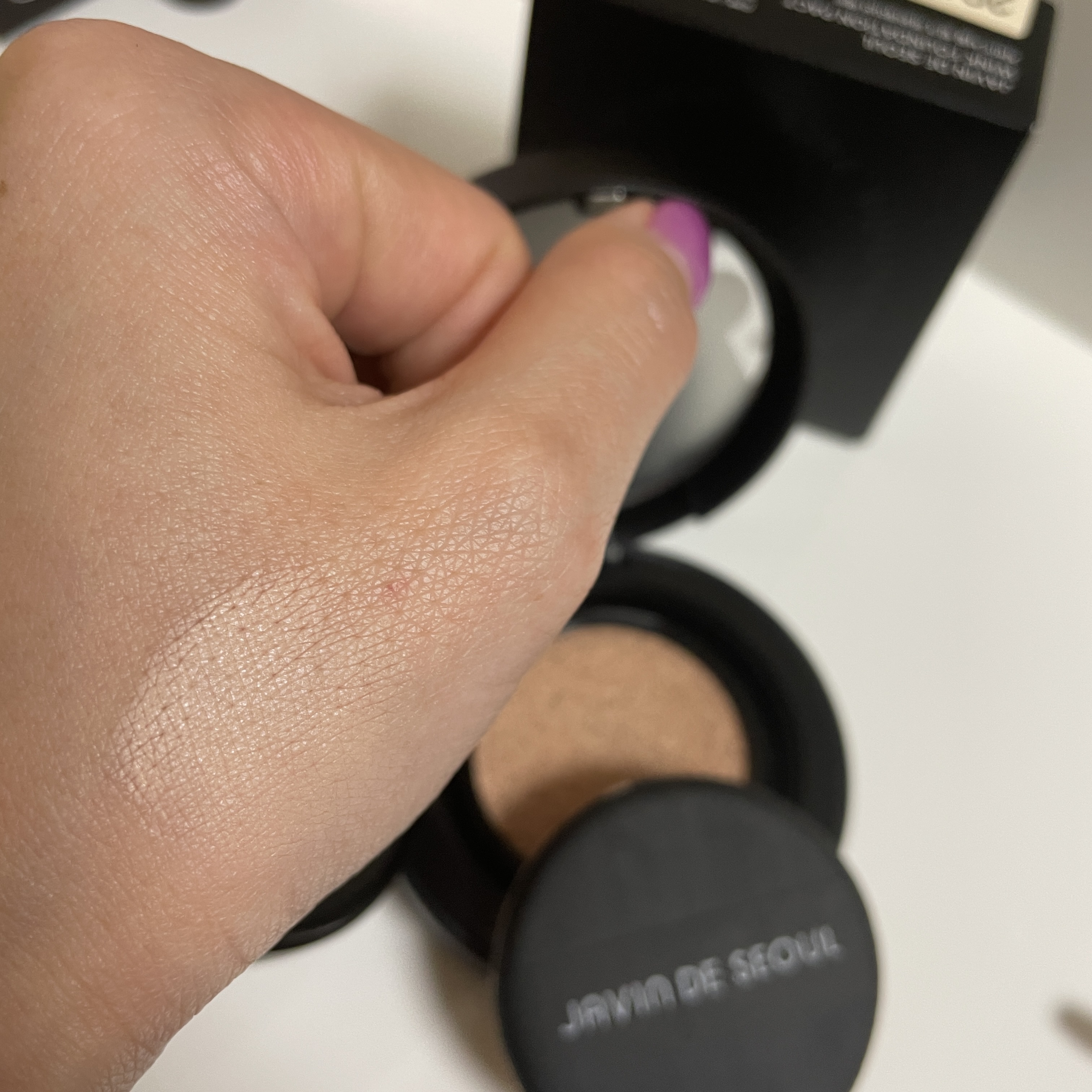 ジャビンドゥソウル ウインクファンデーションパクト/Javin De Seoul/クッションファンデーションを使ったクチコミ（3枚目）