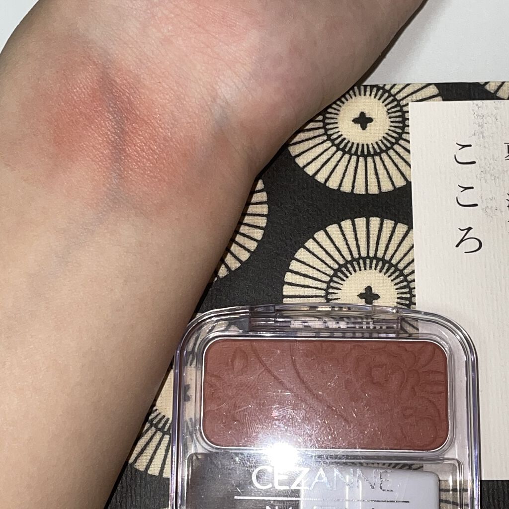 ナチュラル チークN/CEZANNE/パウダーチークを使ったクチコミ（2枚目）