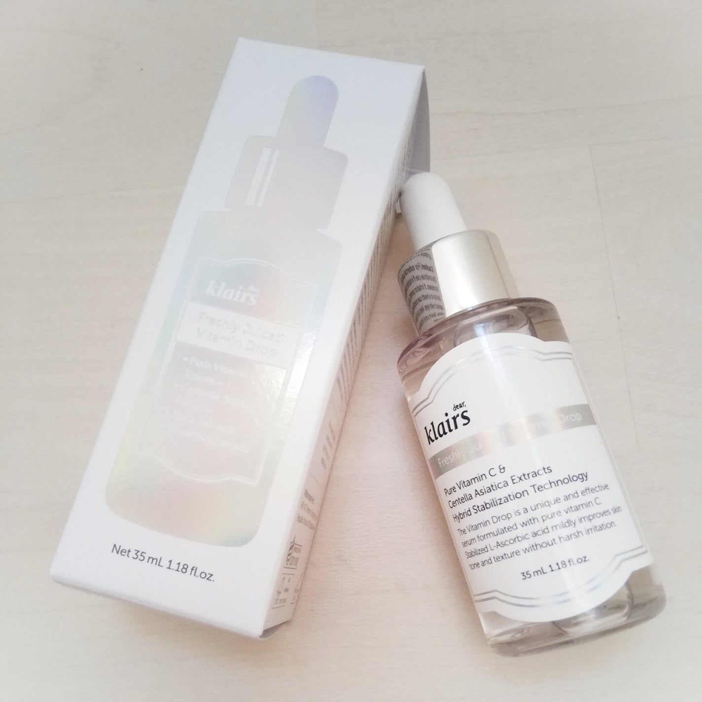 フレッシュリージュースドビタミンドロップ(35ml)/Klairs/美容液を使ったクチコミ(1枚目)