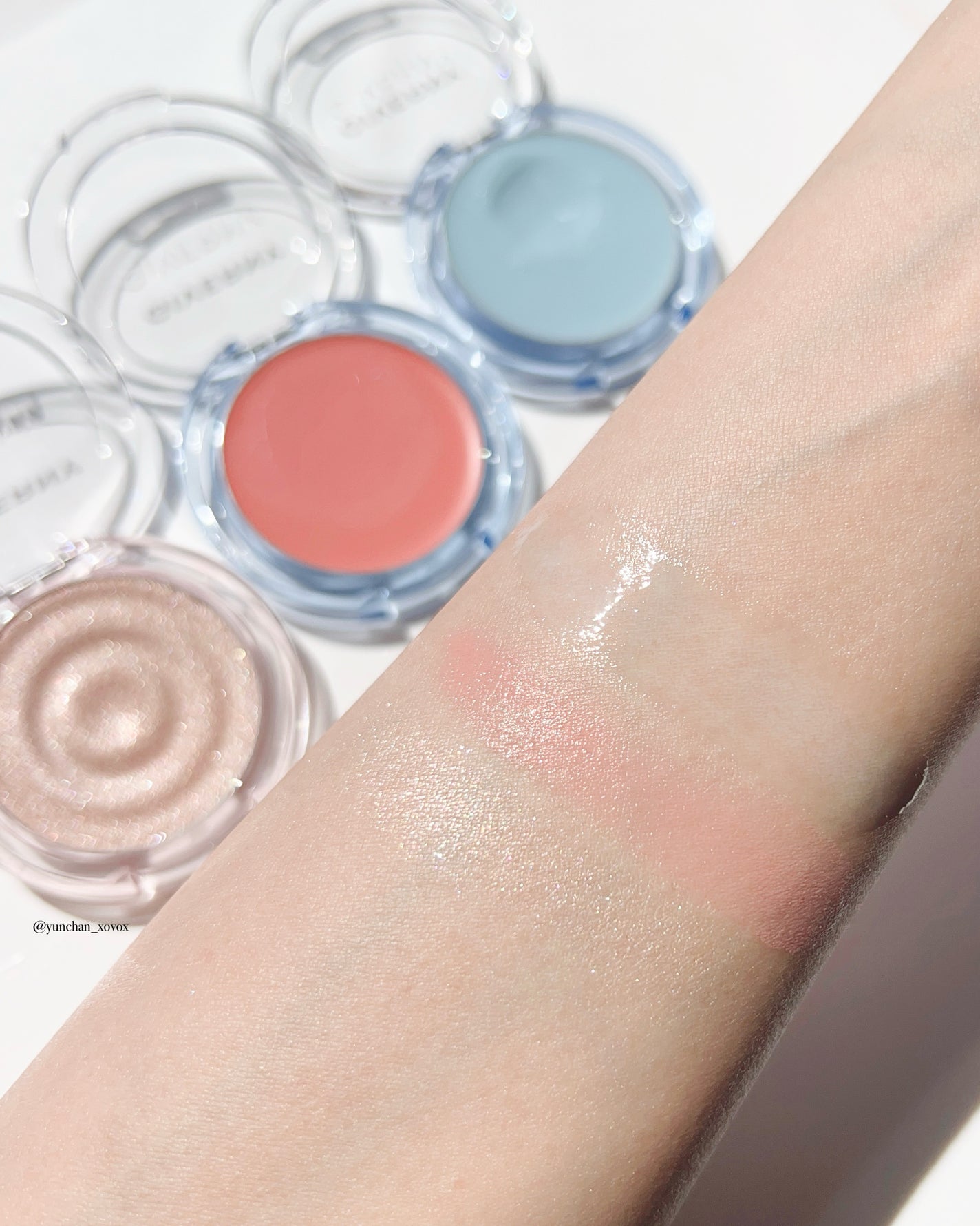 デューイジェルグロウブラッシャー/GIVERNY/ジェル・クリームチークを使ったクチコミ(7枚目)