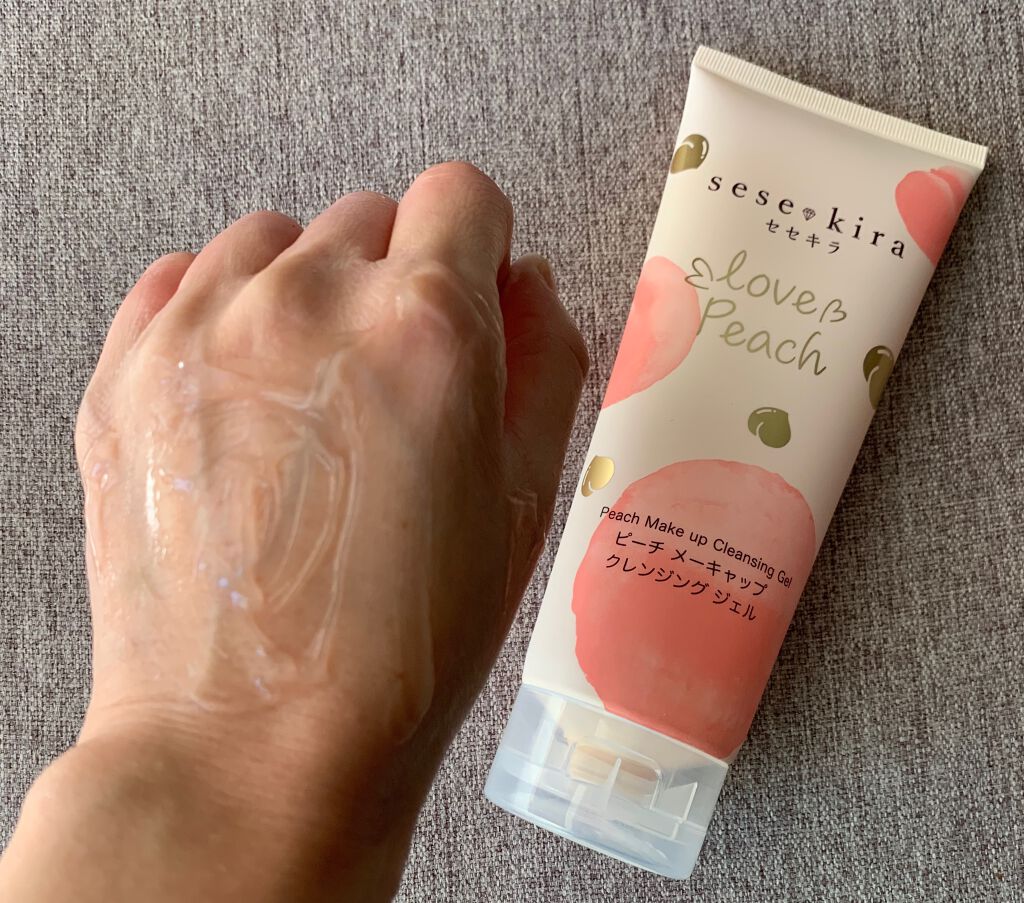 ピーチメーキャップクレンジングジェル/sesekira/クレンジングジェルを使ったクチコミ(3枚目)