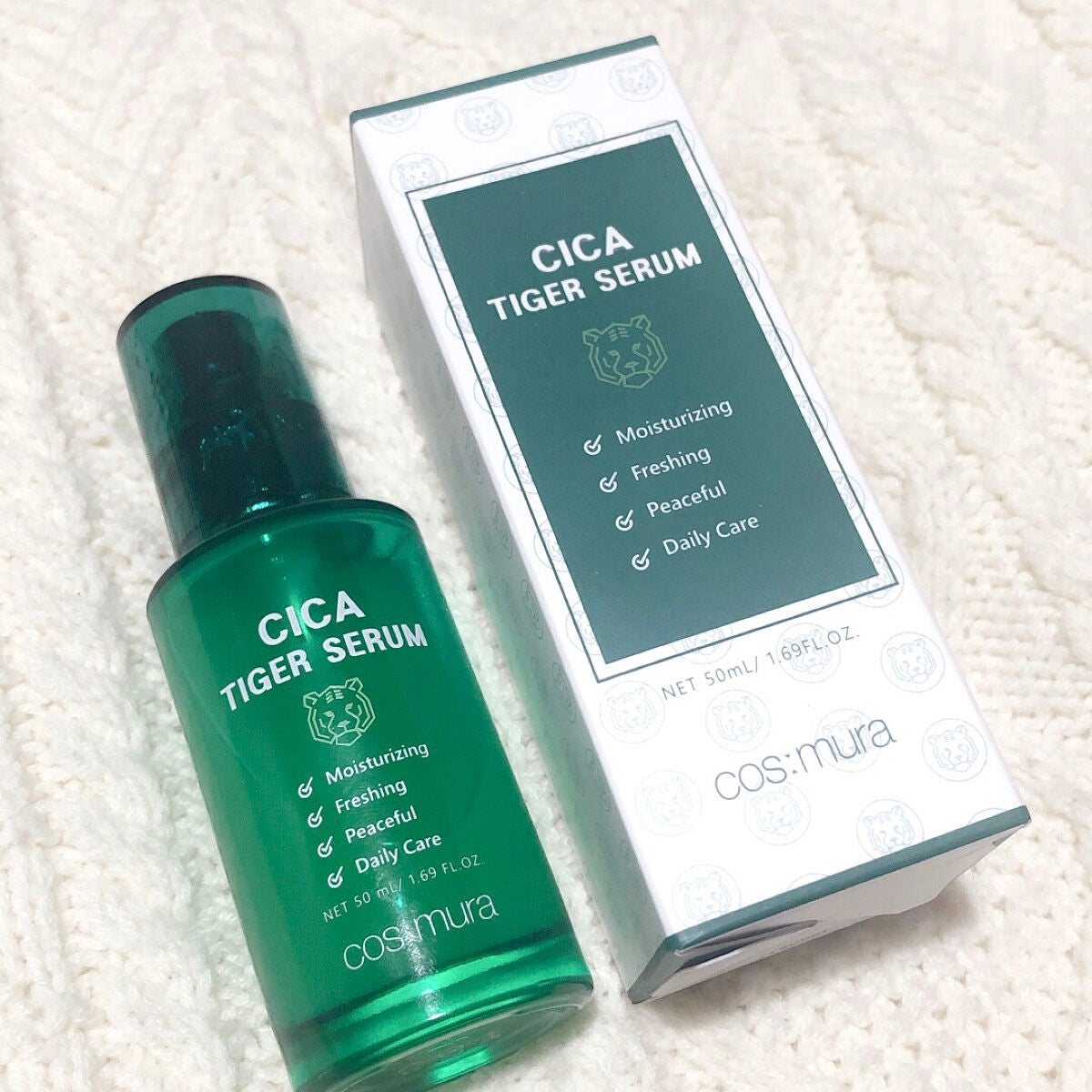 CICA タイガーセラム/cos:mura/美容液を使ったクチコミ(1枚目)