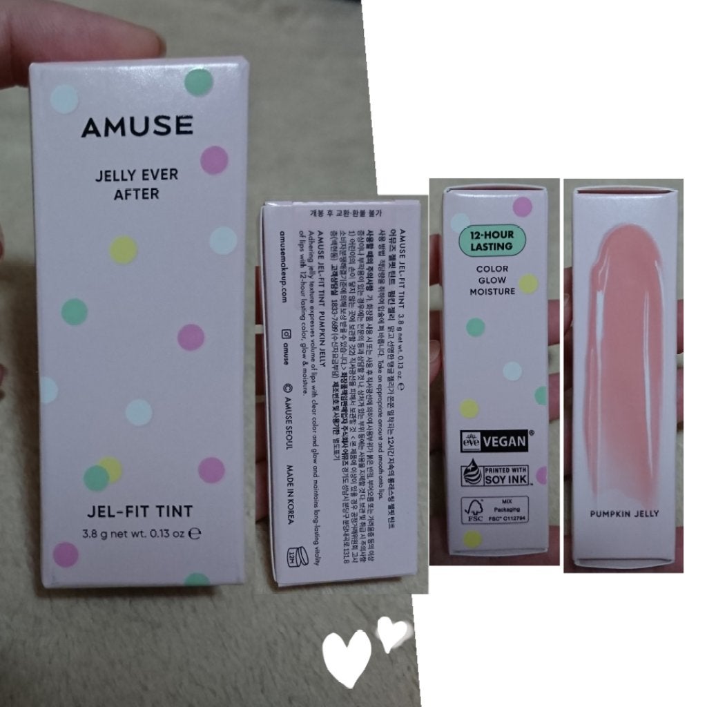 ジェルフィットティント/AMUSE/リップティントを使ったクチコミ(1枚目)