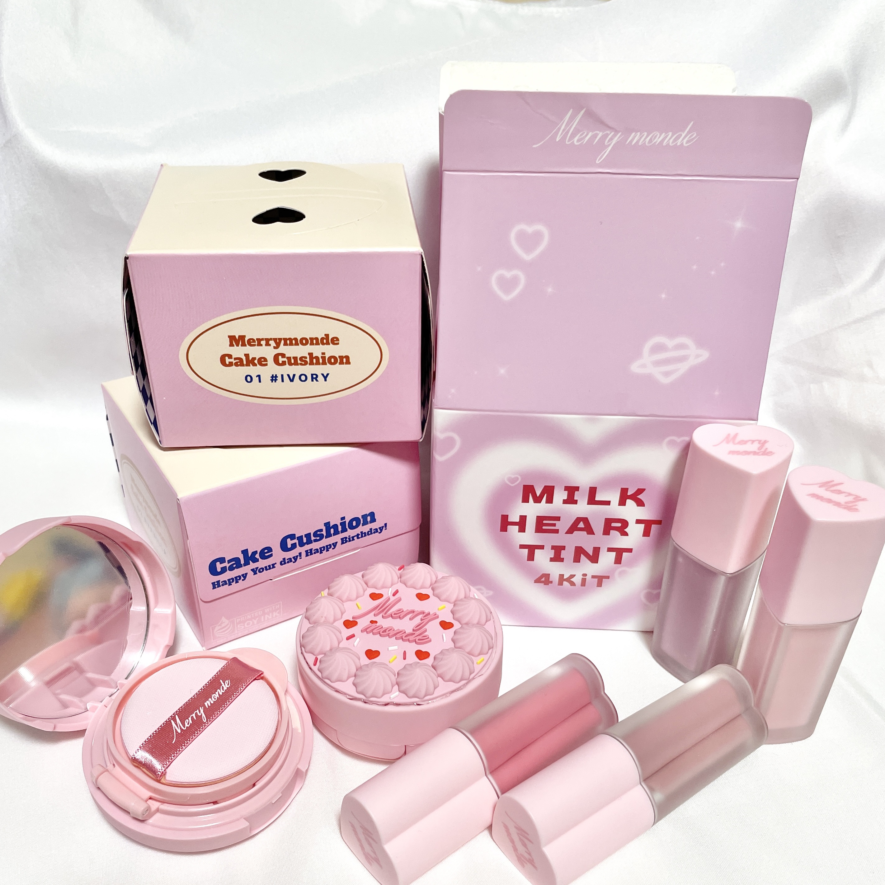 ハッピーユアデイクッション/Merrymonde/クッションファンデーションを使ったクチコミ（1枚目）