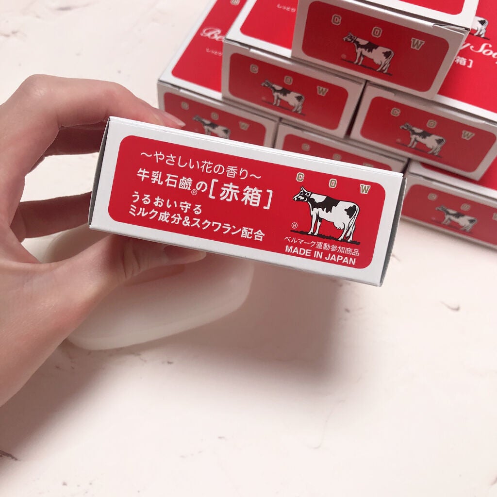 赤箱 (しっとり)/カウブランド/洗顔石鹸を使ったクチコミ(3枚目)