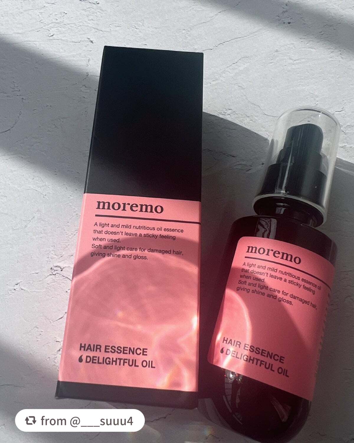 ヘアエッセンスディライトフルオイル 70ml / Hair Essence Delightful Oil 70ml/moremo/ヘアオイルを使ったクチコミ(2枚目)