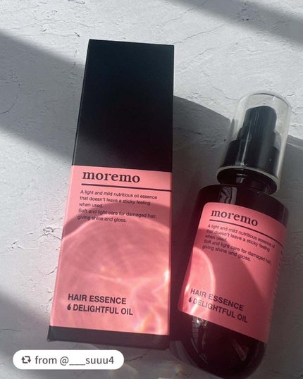 ヘアエッセンスディライトフルオイル 70ml / Hair Essence Delightful Oil 70ml/moremo/ヘアオイルを使ったクチコミ(2枚目)