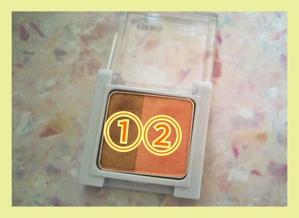 ツイングラデーションアイカラー/オルビス/アイシャドウパレットを使ったクチコミ(4枚目)