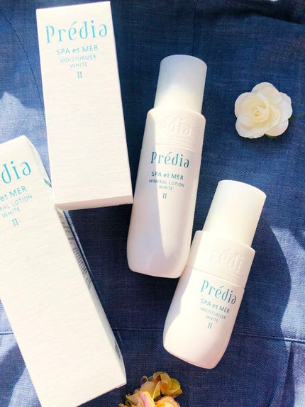 Prédia スパ・エ・メール モイスチュアライザー ホワイトのクチコミ「美白、保湿、ハリ全てが叶う♡ 癒されながら透明美肌へ✨
くすみが解消され透明感とハリ、潤いを.....」(1枚目)