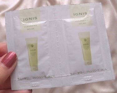 IGNIS サニーサワー クレンジング ジュレのクチコミ「IGNIS
サニーサワー クレンジング ジュレ
150g/3,300円
※サンプル使用

✼•.....」（1枚目）