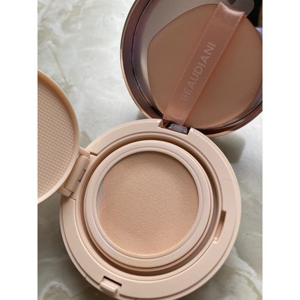 メッシュタイトアップクッション/BEAUDIANI/クッションファンデーションを使ったクチコミ(3枚目)