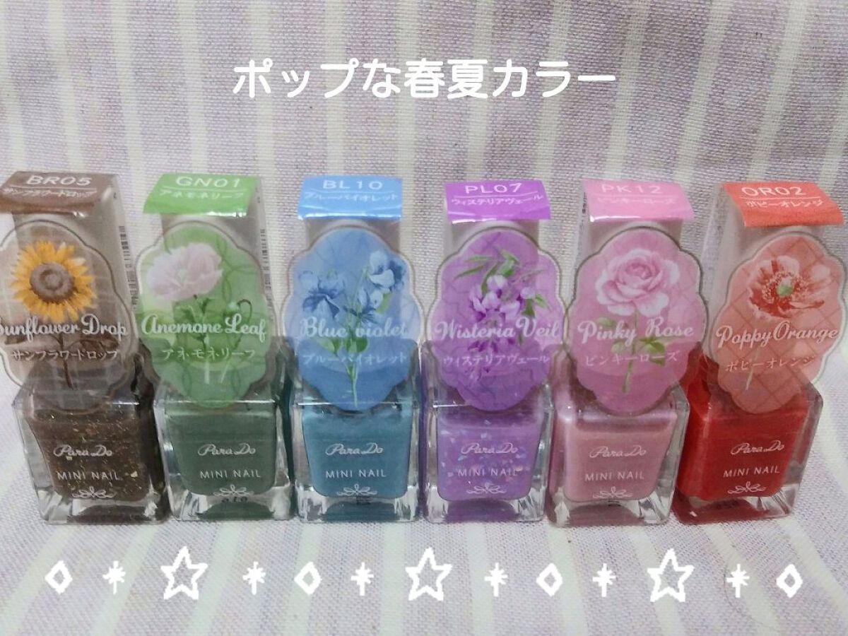 ミニネイル/パラドゥ/マニキュアを使ったクチコミ（1枚目）