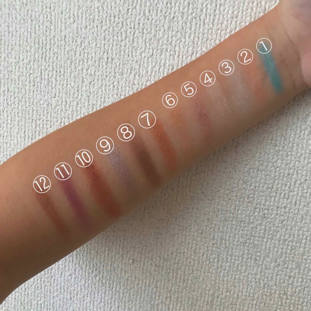 DAY TO NIGTHT la.colorsアイシャドウ/サンキューマート/アイシャドウパレットを使ったクチコミ(3枚目)