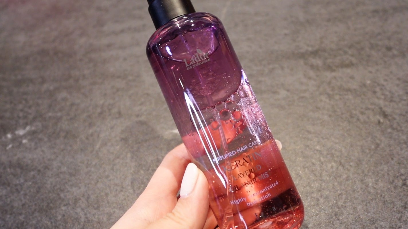 ケラチンオイルヘアミスト オスマンサス香り/La'dor/ヘアスプレーを使ったクチコミ(1枚目)