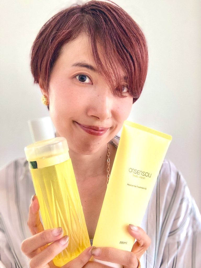 モイスチャーシャンプー/モイスチャートリートメント KABOSU/ONSENSOU/市販シャンプーを使ったクチコミ(1枚目)