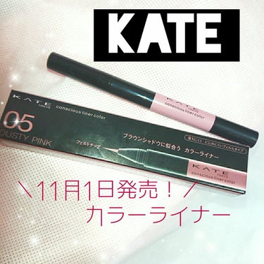 ❤KATE❤コンシャスライナーカラー❤

久々の投稿になってしまいました😅
今日はたまたま11月発売の新作が入荷していたのでケイトのカラーアイライナーをレビューさせて頂きます！


今回購入したのは
0