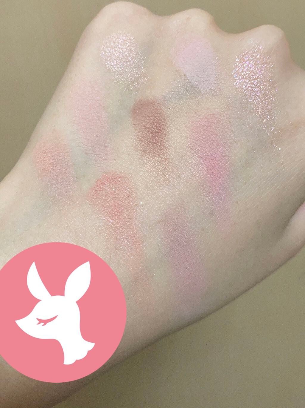 マイフェイブムードアイパレット 9カラー/HOLIKA HOLIKA/アイシャドウパレットを使ったクチコミ(4枚目)
