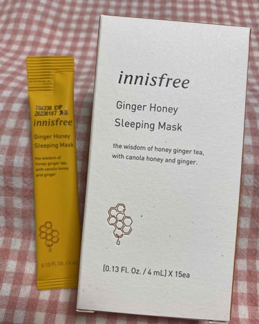 ジンジャーハニー スリーピングマスク/innisfree/洗い流すパック・マスクを使ったクチコミ（1枚目）