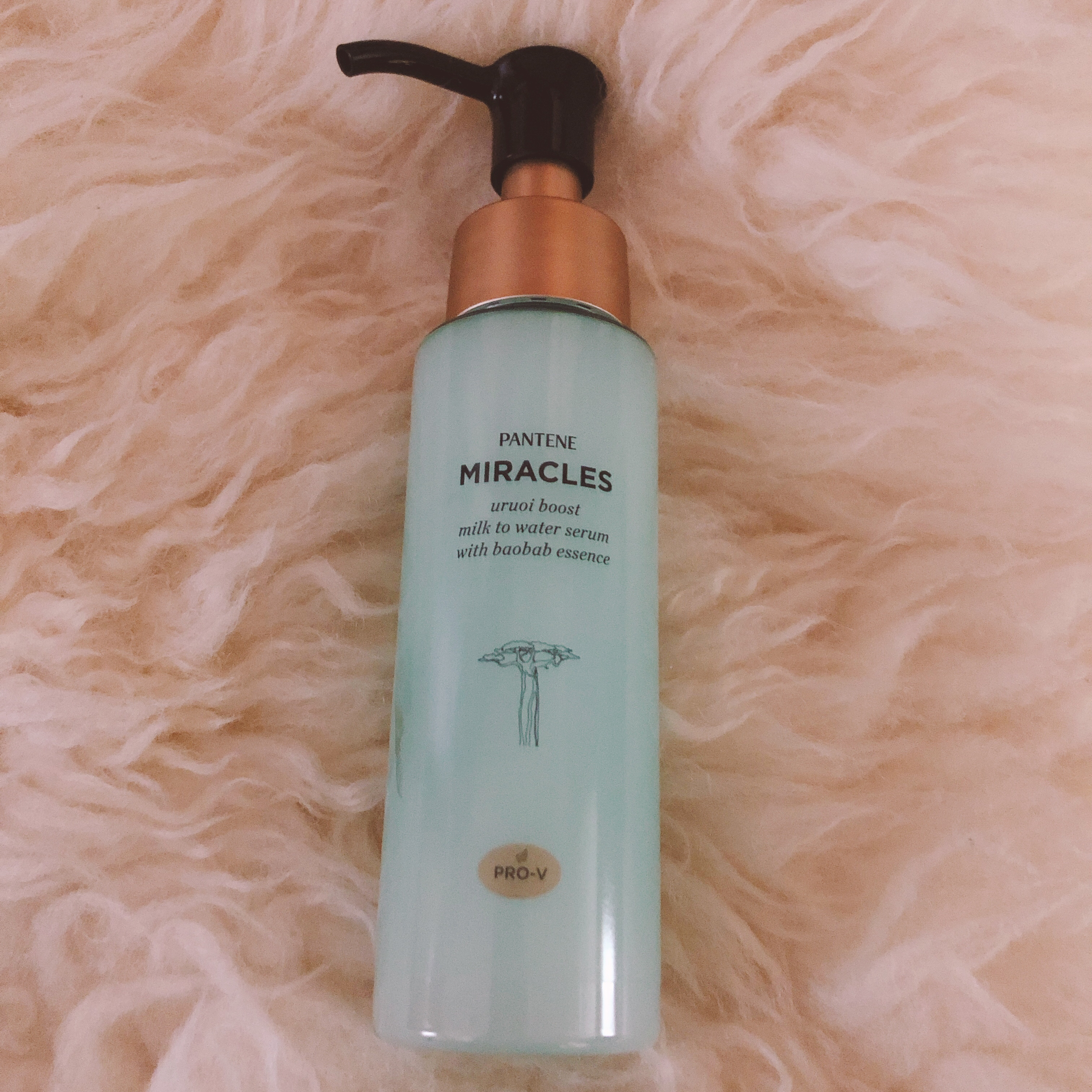 ミラクルズ うるおいブーストミルクウォーターセラム/パンテーン/アウトバストリートメントを使ったクチコミ（2枚目）