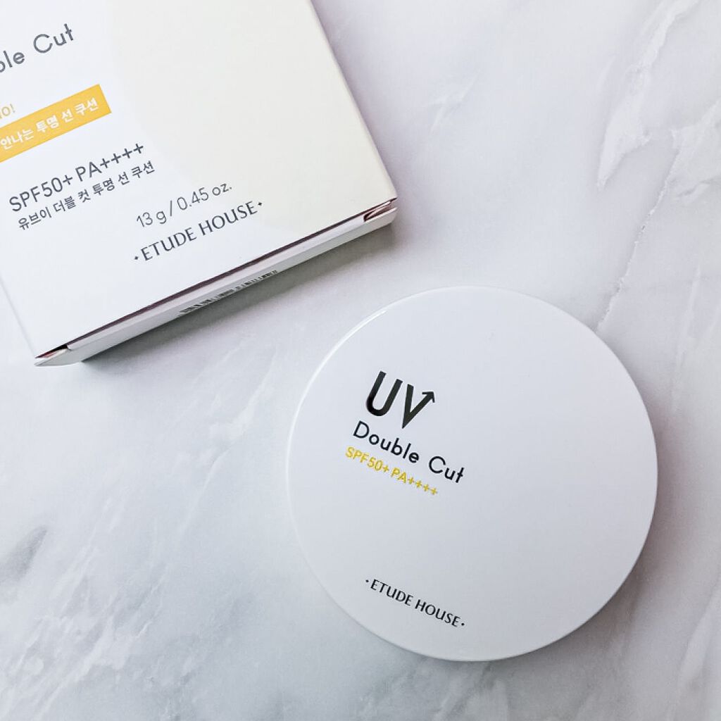 UVダブルカットクリアサンクッション/ETUDE/日焼け止めローションを使ったクチコミ（1枚目）