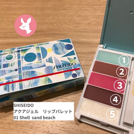 アクアジェル リップパレット/SHISEIDO/口紅を使ったクチコミ(1枚目)