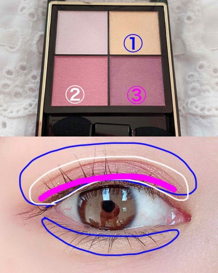 リアルクローズシャドウ/excel/アイシャドウパレットを使ったクチコミ(3枚目)