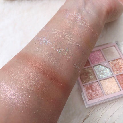 グリッターペディアアイパレット/unleashia/アイシャドウパレットを使ったクチコミ(4枚目)