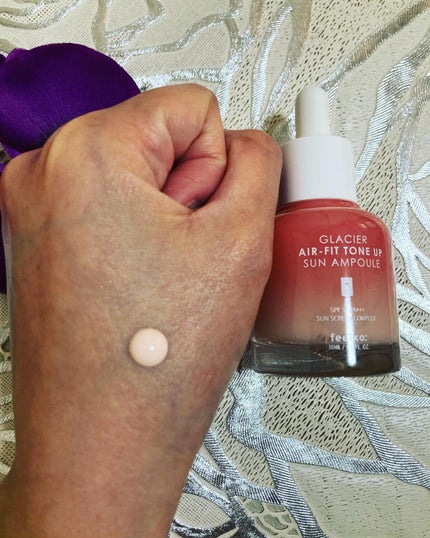 ピルソ グラシアエアフィットトーンアップサンアンプル SPF50 PA+++/feelxo/化粧下地を使ったクチコミ(3枚目)