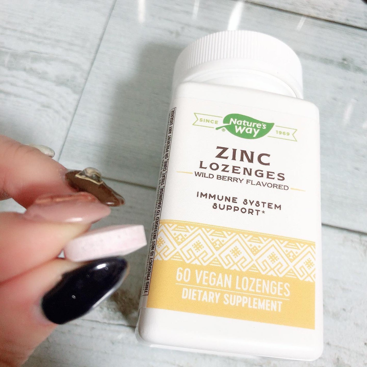 Zinc Lozenges/Nature's Way/健康サプリメントを使ったクチコミ(2枚目)