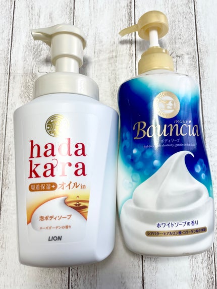 hadakaraボディソープ 泡で出てくるオイルインタイプ ローズガーデンの香り/hadakara/ボディソープを使ったクチコミ(2枚目)