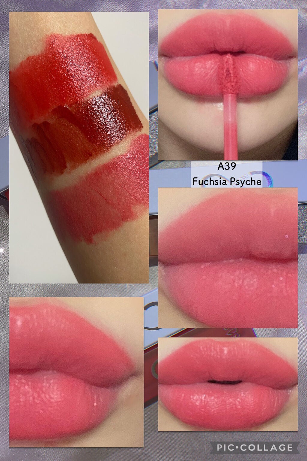 エアフィットベルベットティント/BLACK ROUGE/リップティントを使ったクチコミ(5枚目)