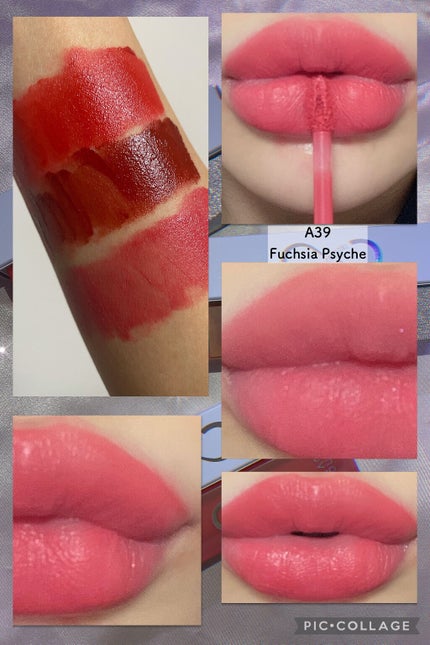 エアフィットベルベットティント/BLACK ROUGE/リップティントを使ったクチコミ(5枚目)