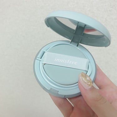 innisfree ノーセバム パウダー クッションのクチコミ「イニスフリーの新作🤍

ノーセバムパウダークッション💎

イニスフリーの人気商品、ノーセバムパ.....」（1枚目）