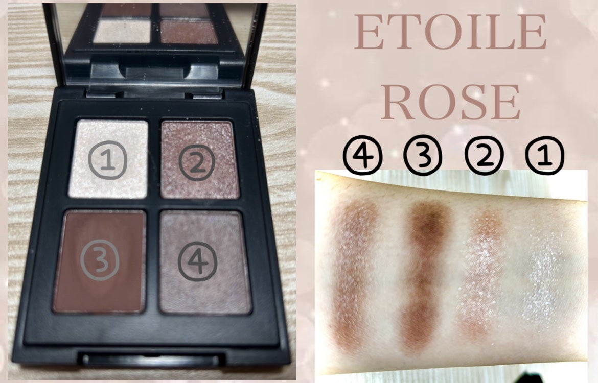 Mei@フォロバ100 on LIPS 「ETOILEROSE4COLOREYEPALETTE14ALO..」(1枚目)