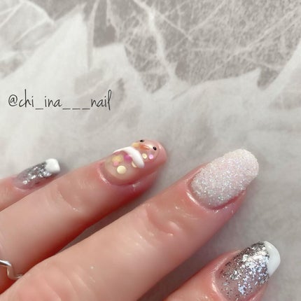 ジェルネイル(ライト対応)/セリア/ジェルネイルを使ったクチコミ(4枚目)