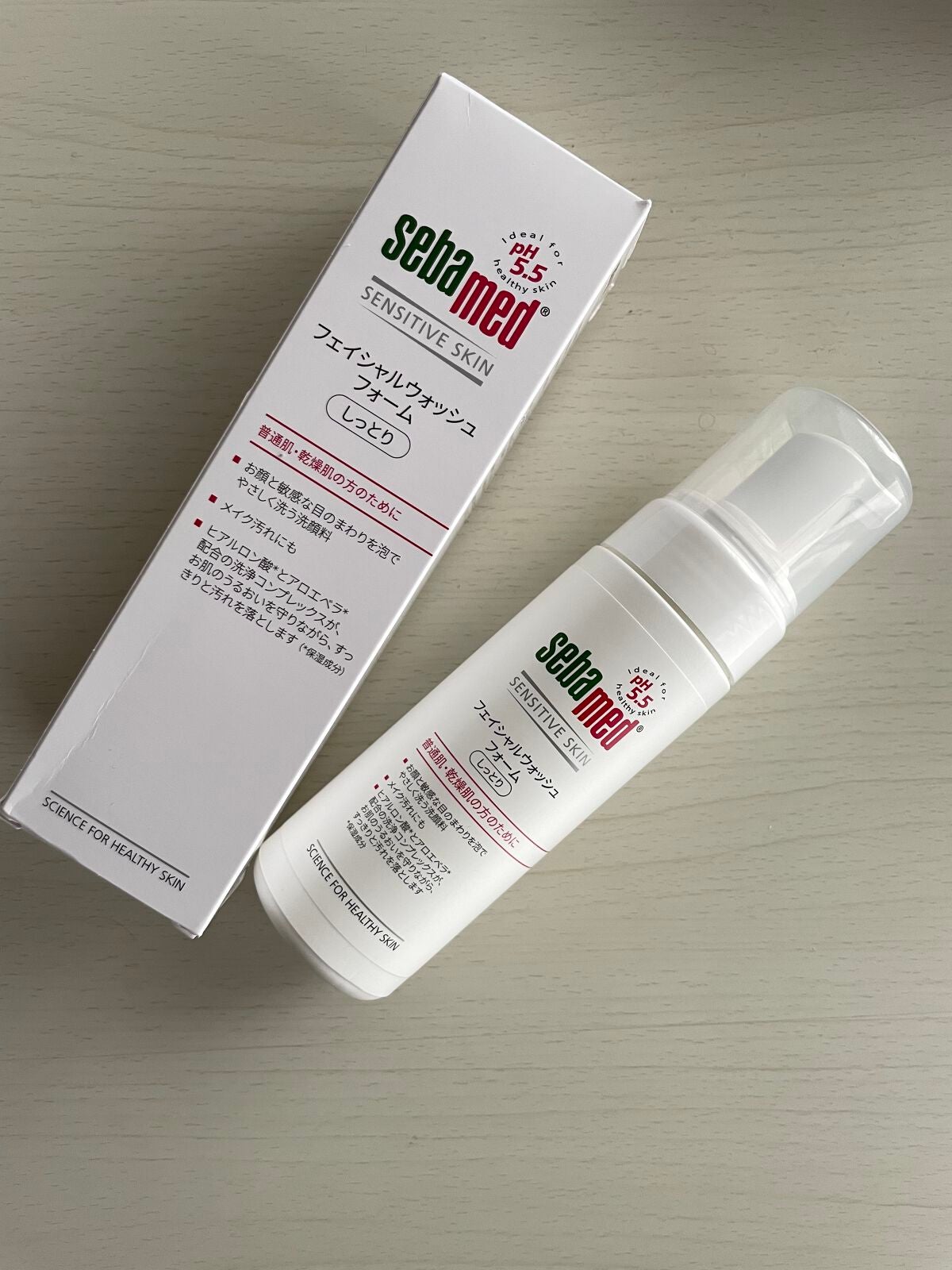 フェイシャルウォッシュフォーム(しっとり)/セバメド/洗顔フォームを使ったクチコミ(1枚目)