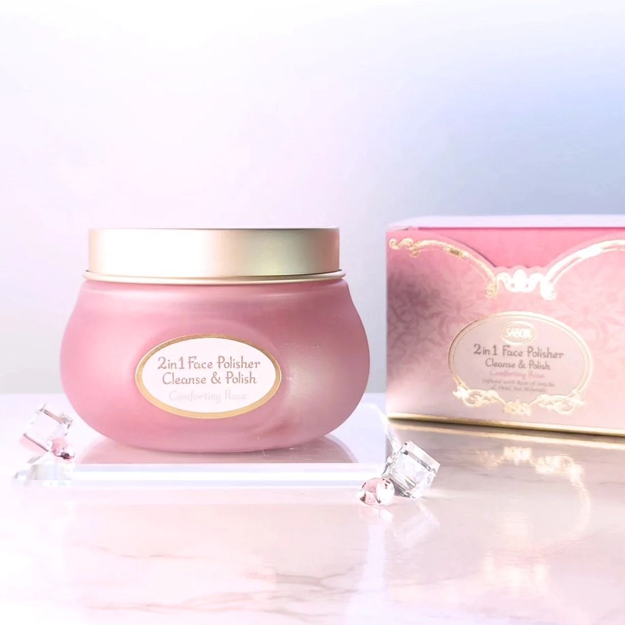 フェイスポリッシャー コンフォーティング・ローズ/SABON/スクラブ・ゴマージュを使ったクチコミ(1枚目)