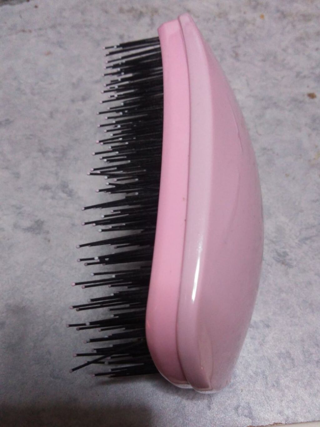 デタングリングブラシ シュガーピンク/マペペ/ヘアブラシを使ったクチコミ（2枚目）