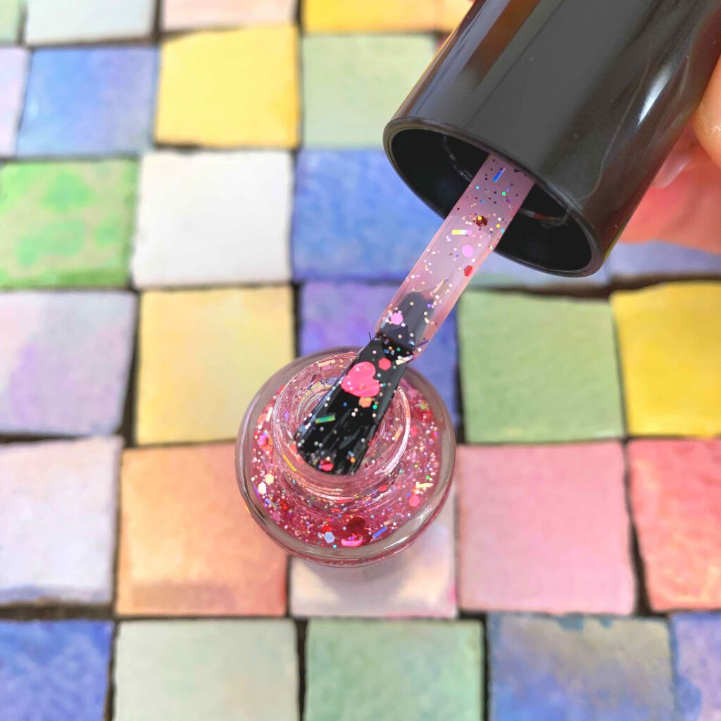 ITGグリッターネイル/DAISO/マニキュアを使ったクチコミ（2枚目）