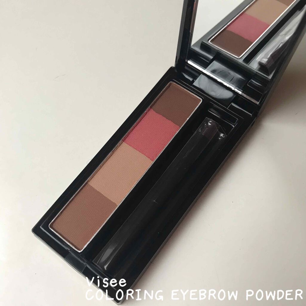 リシェ カラーリング アイブロウパウダー/Visée/パウダーアイブロウを使ったクチコミ(1枚目)