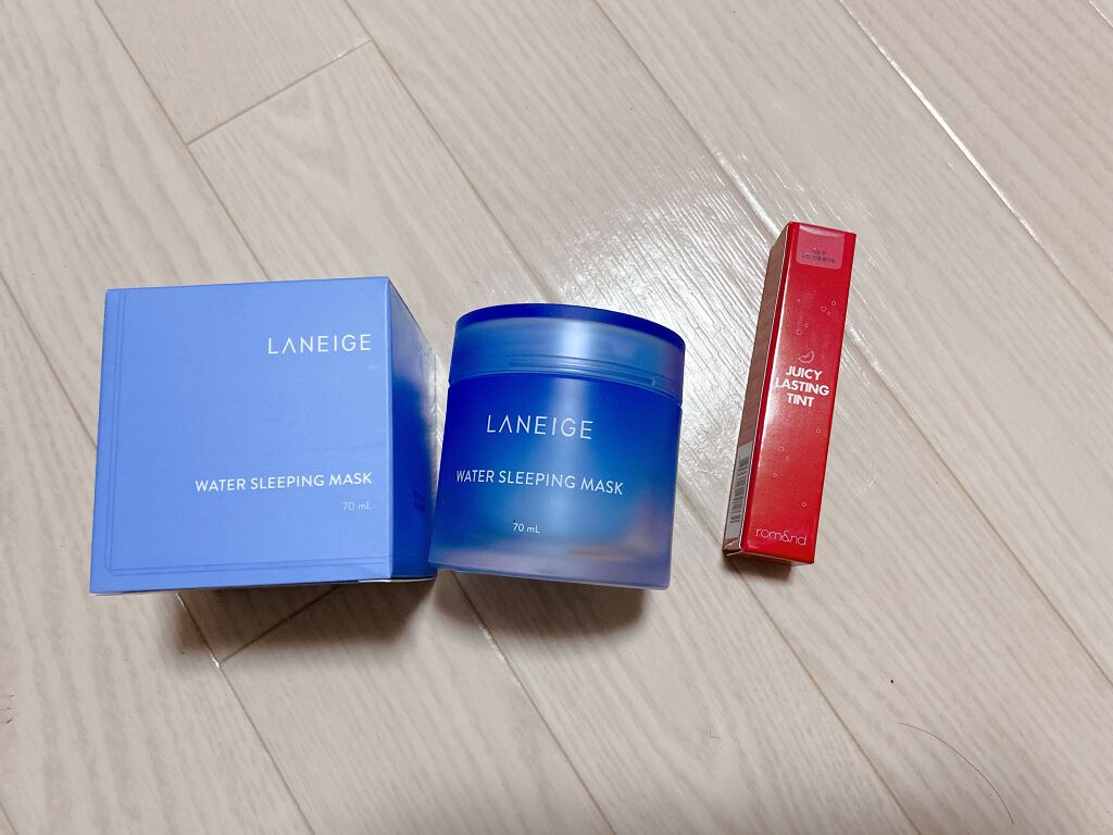 ウォータースリーピングパック/LANEIGE/フェイスクリームを使ったクチコミ（1枚目）