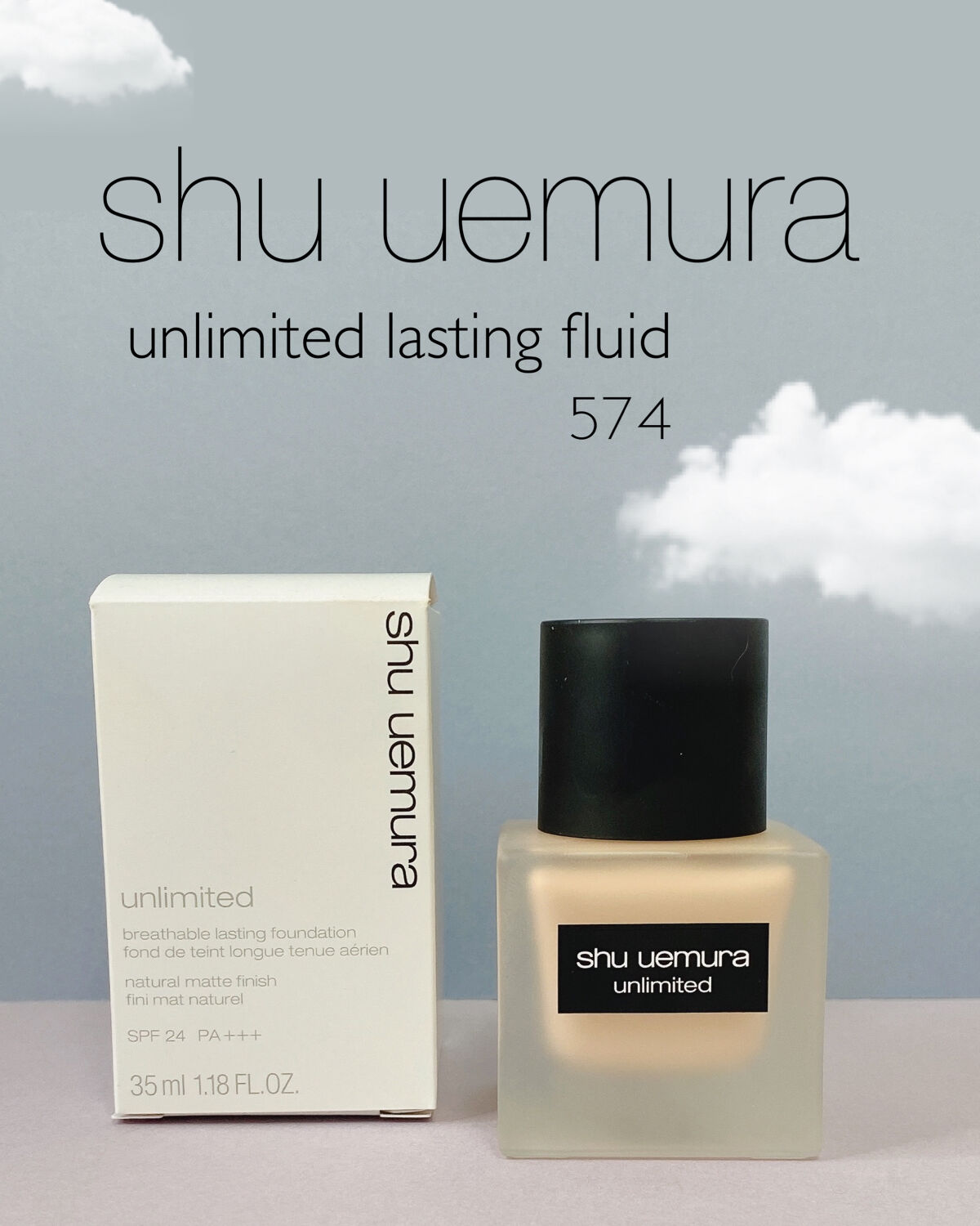 （旧）アンリミテッド ラスティング フルイド/shu uemura/リキッドファンデーションを使ったクチコミ（1枚目）