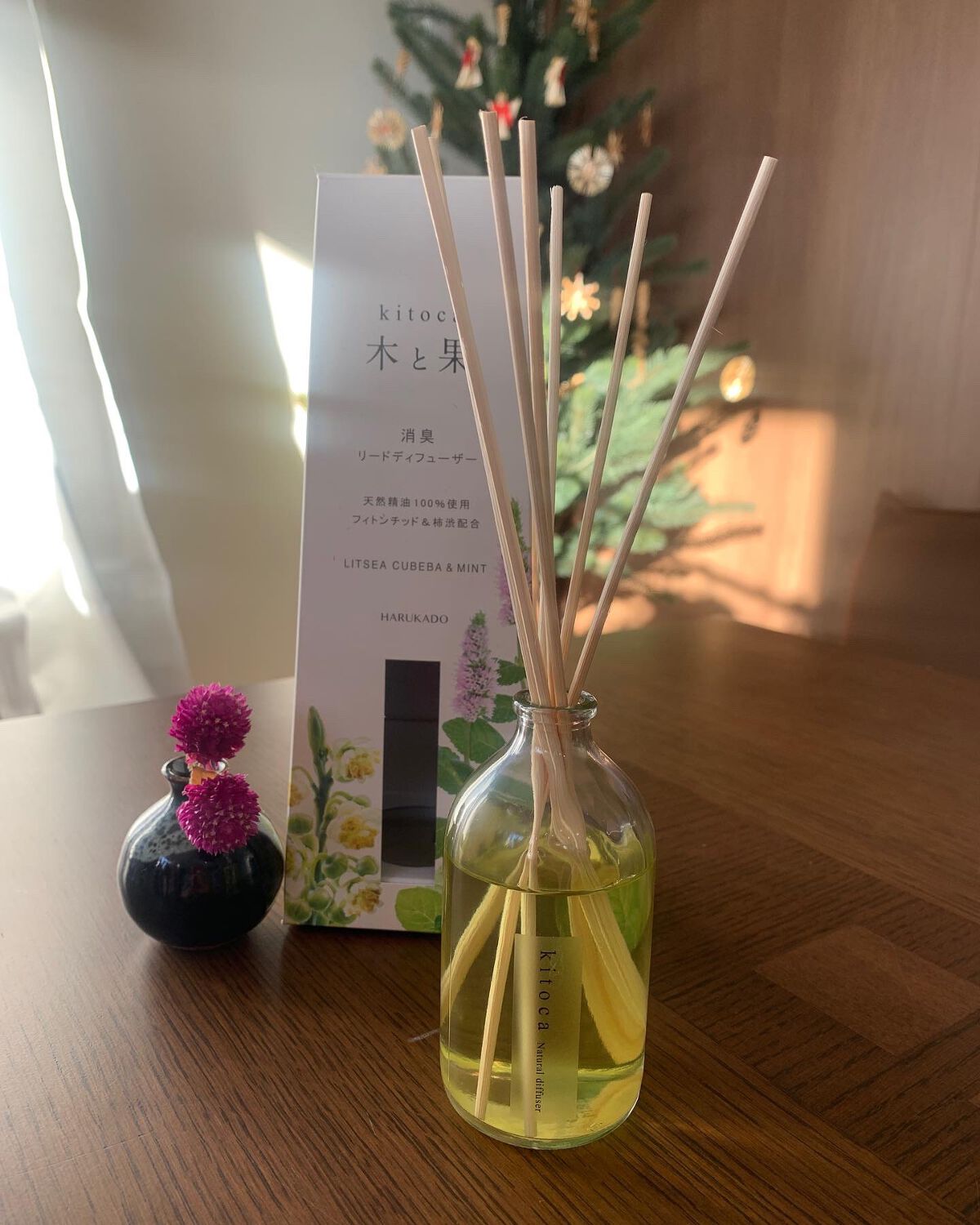 消臭リードディフューザー/Kitoca　木と果/ルームフレグランスを使ったクチコミ（1枚目）