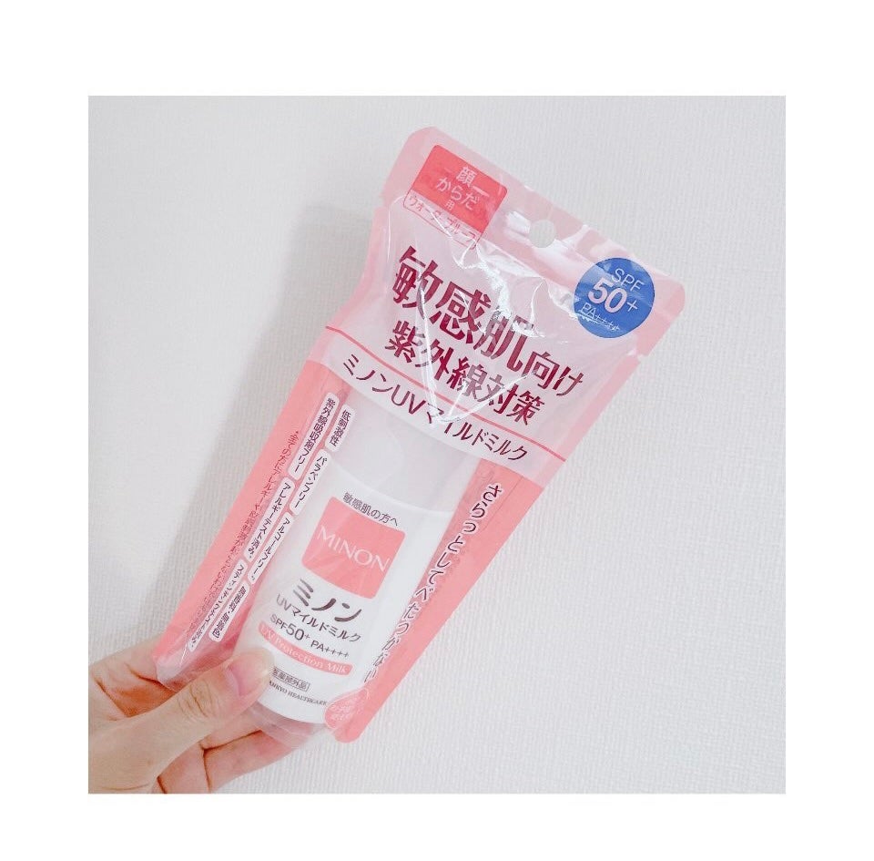 ミノンUVマイルドミルク/ミノン/日焼け止めミルクを使ったクチコミ(1枚目)