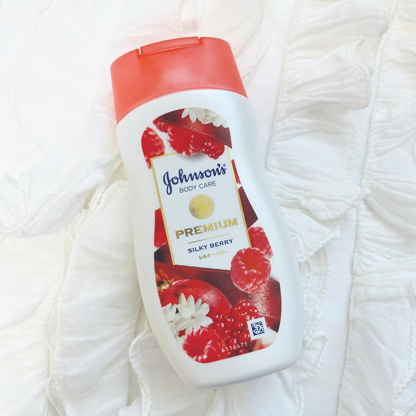 プレミアム ローション シルキーベリー/ジョンソンボディケア/ボディローションを使ったクチコミ（1枚目）