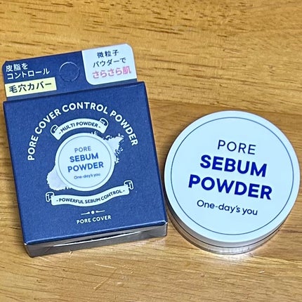 ポアセバムパウダー/One-day's you/ルースパウダーを使ったクチコミ(1枚目)