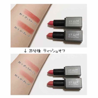 UR GLAM     MINI LIPSTICK ピンクベージュ〈セミマット〉/U R GLAM/口紅を使ったクチコミ（2枚目）