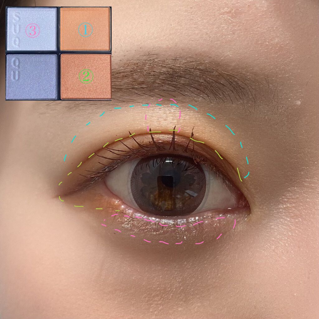 シグニチャー カラー アイズ/SUQQU/アイシャドウパレットを使ったクチコミ(3枚目)