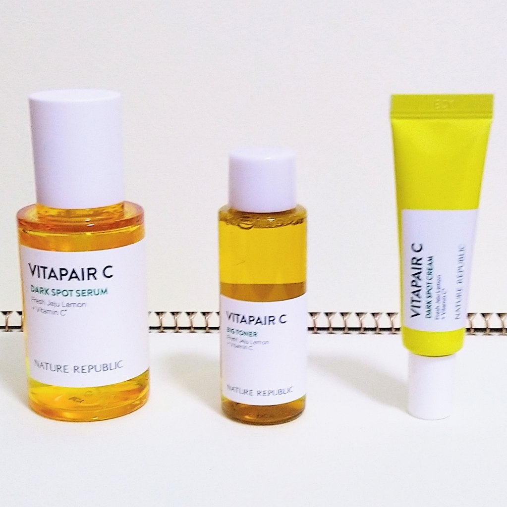 VITAPAIR C DARK SPOT SERUM SPECIAL SET/ネイチャーリパブリック/その他スキンケアを使ったクチコミ(2枚目)
