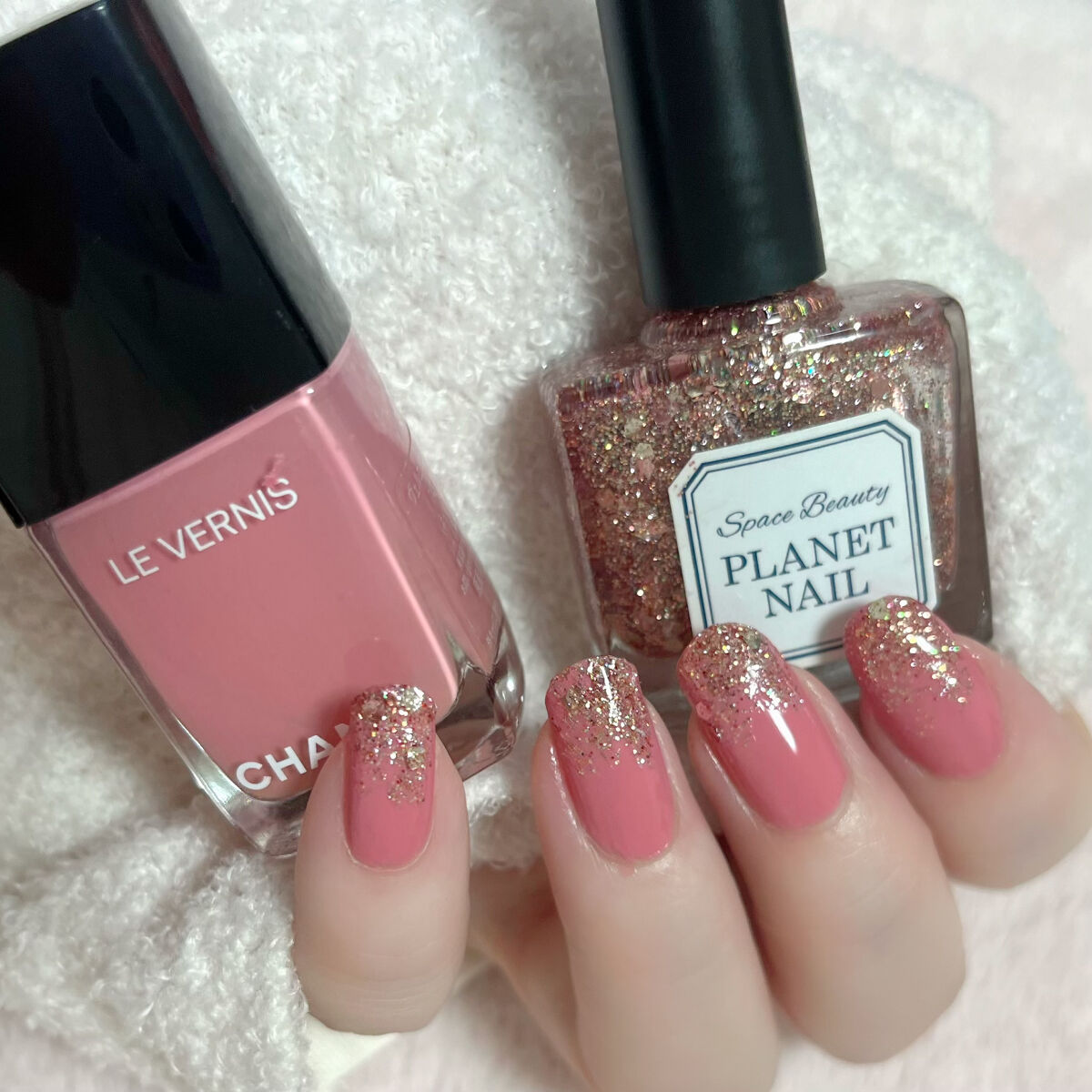 ヴェルニ ロング トゥニュ 743 ペタル/CHANEL/マニキュアを使ったクチコミ（1枚目）